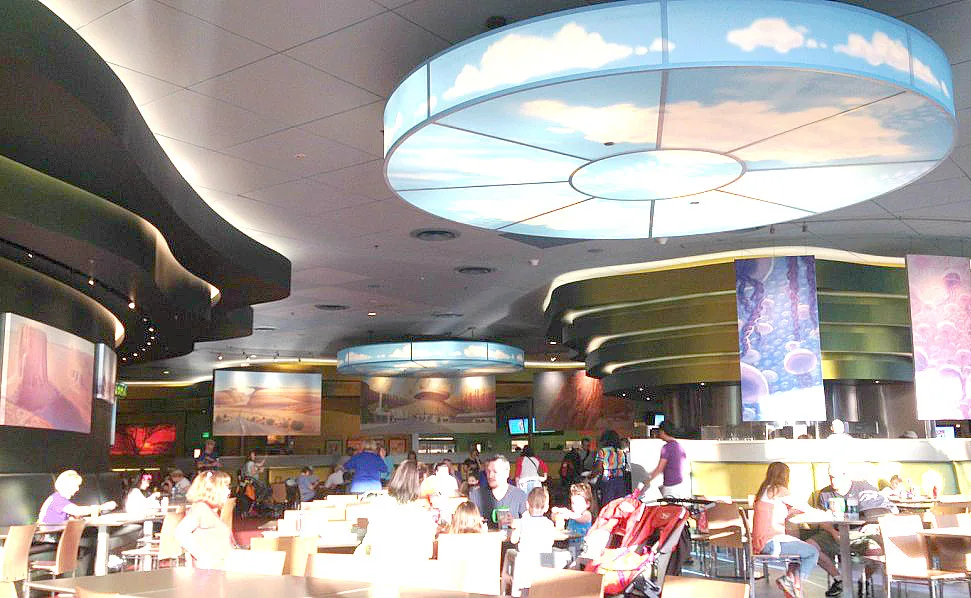 food court at Disney Art of Animation resort - a disney value resort