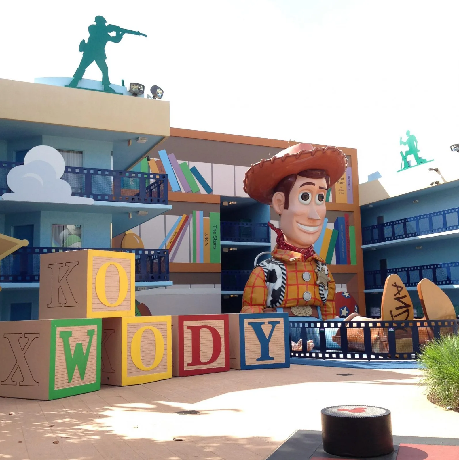 toy story courtyard all star movies resort - a disney value resort