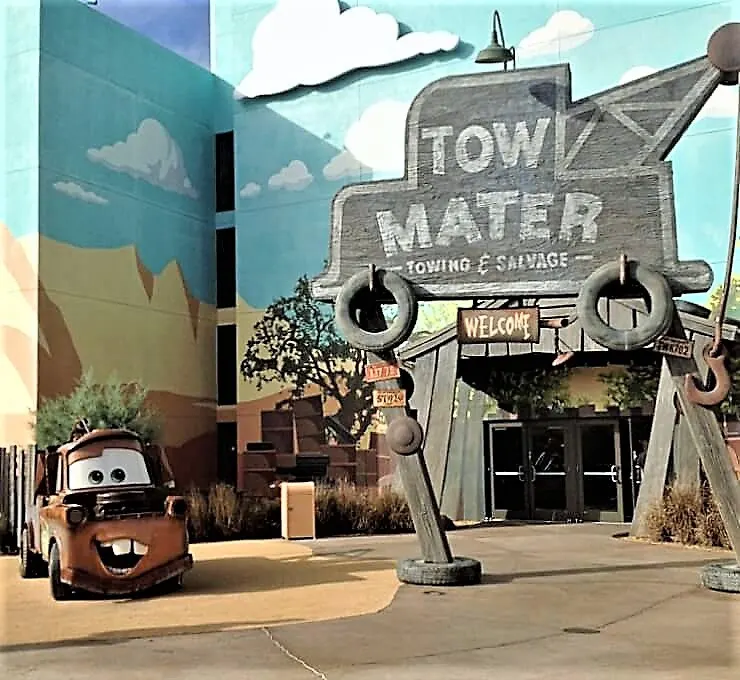 Mater in front of Art of Animation Resort