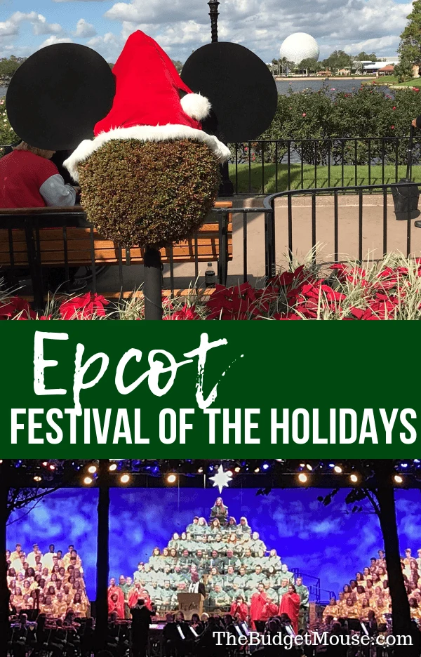 Epcot festival of the holidays pinterest image