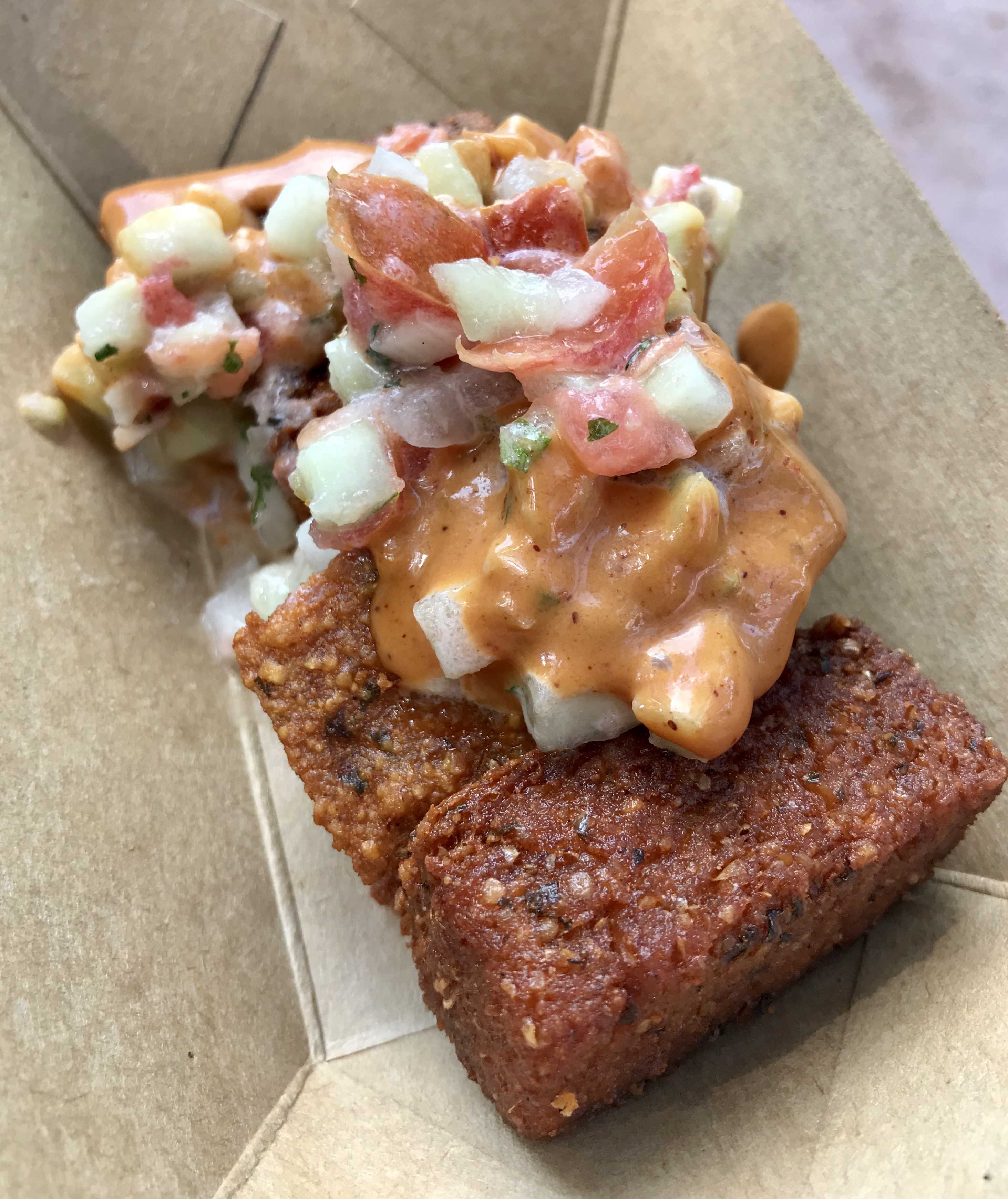 Hummus Fries from Morocco at epcot food and wine festival