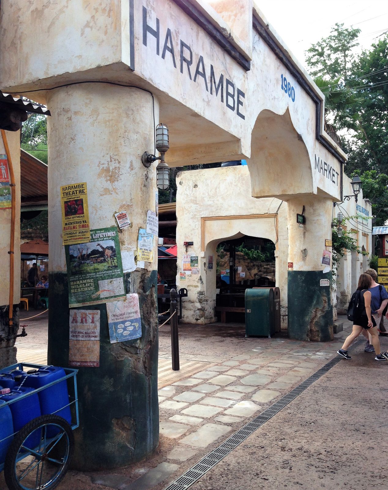 entrance to harambe market animal kingdom