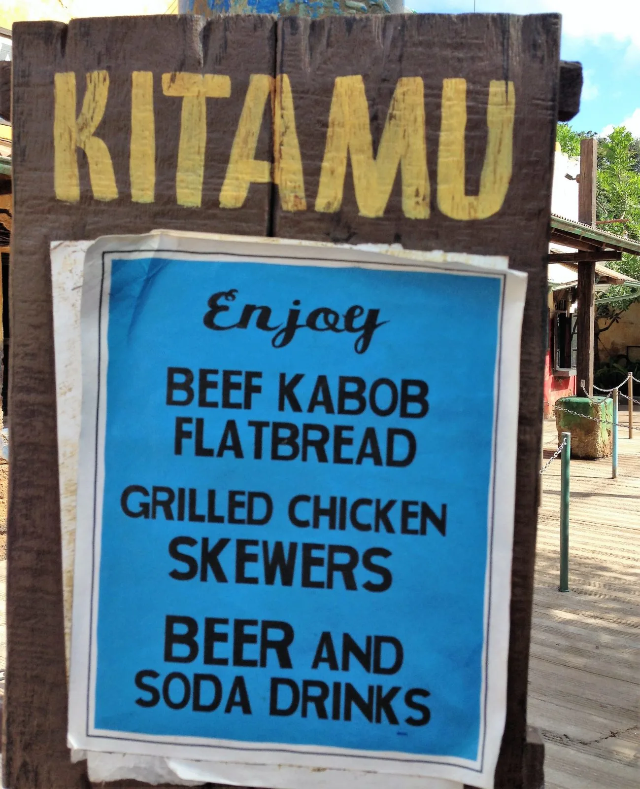 menu offerings harambe market