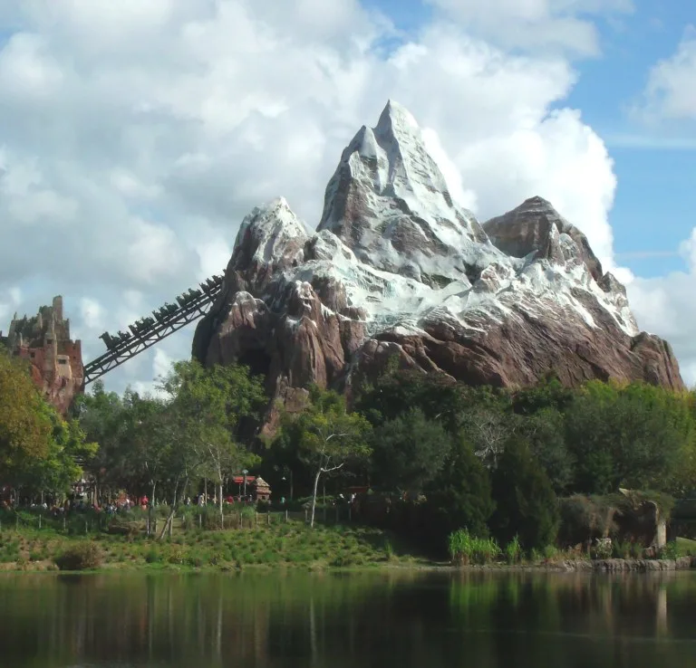 expedition everest view from flame tree barbacue