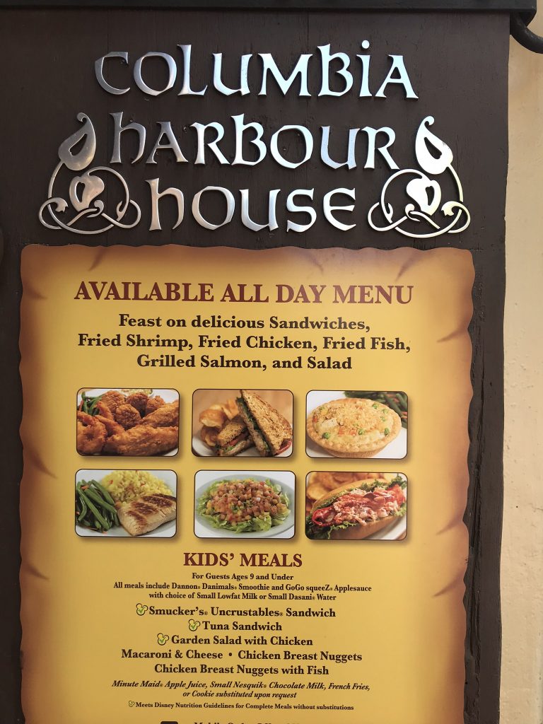 Columbia Harbor House Dining Review The Budget Mouse