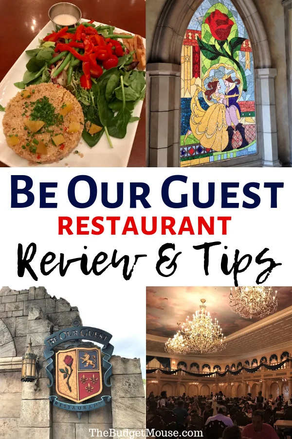 Be Our Guest Restaurant Review and Tips Pinterest Image