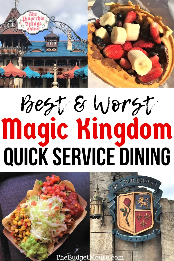 The Best & Worst Magic Kingdom Quick Service Restaurants pin image