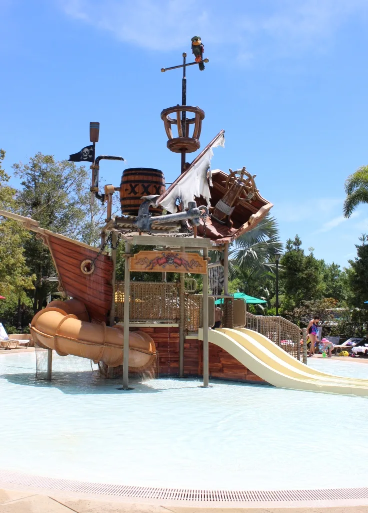 pirate playground and waterslide 