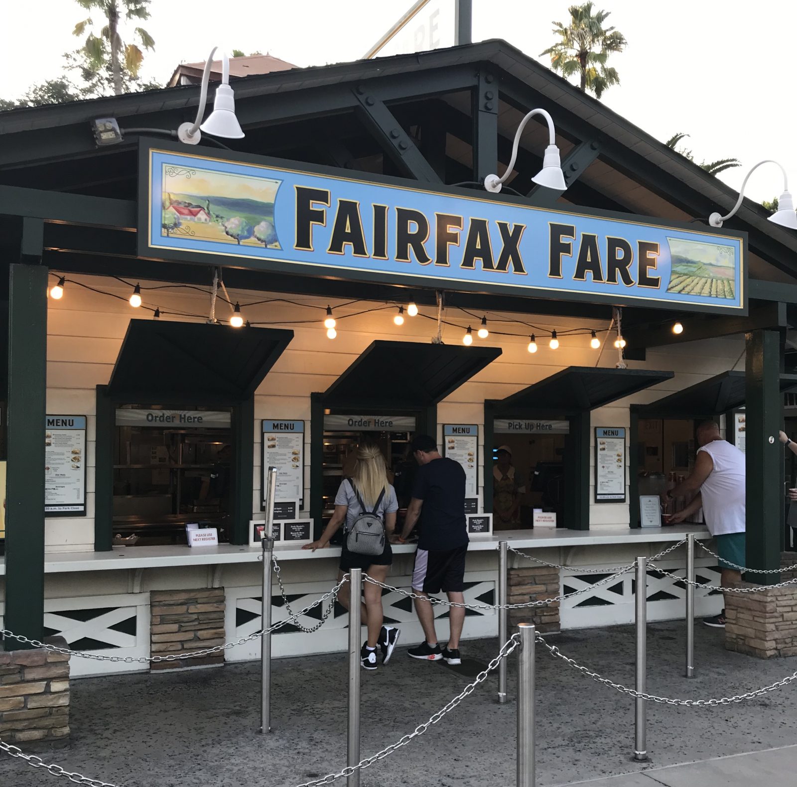 Fairfax Fare food counter
