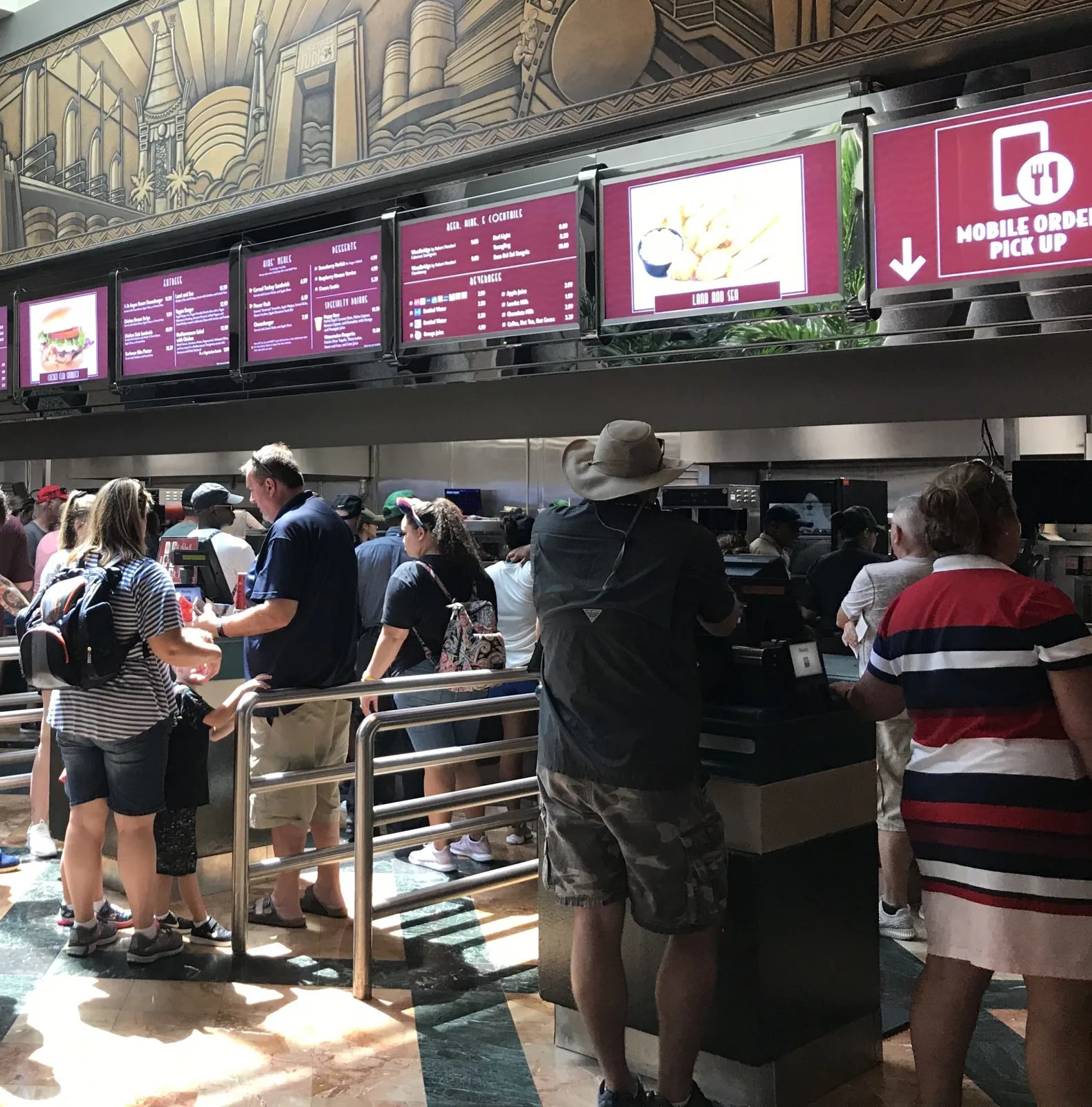 food line for ABC Commissary