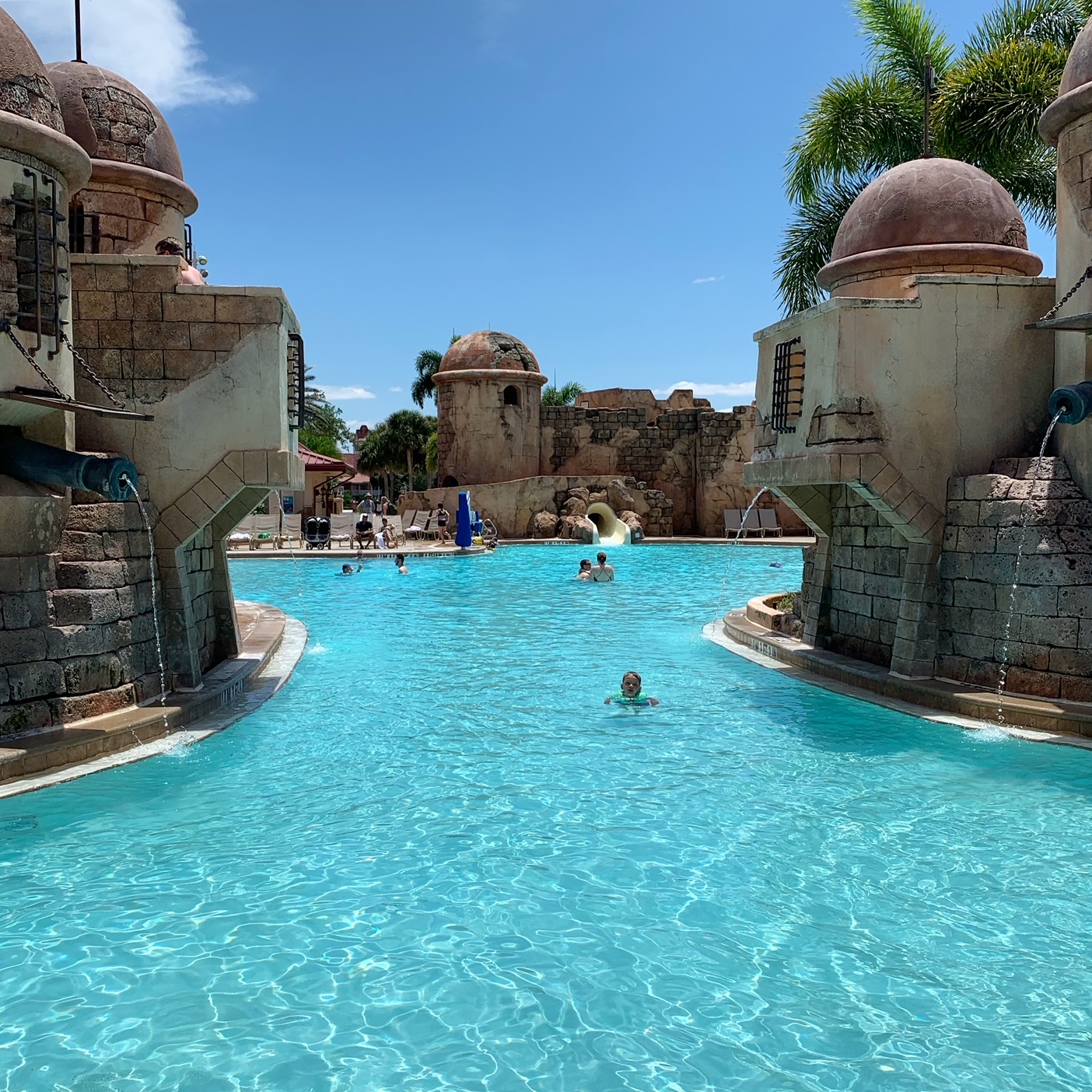 pool at disney caribbean beach