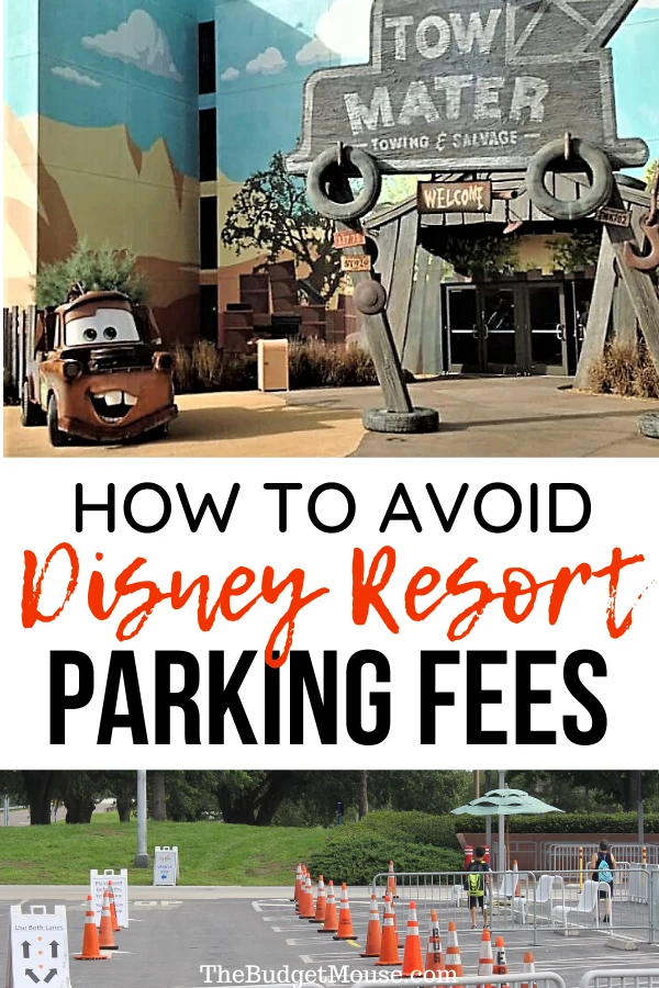 how to avoid disney resort parking fees