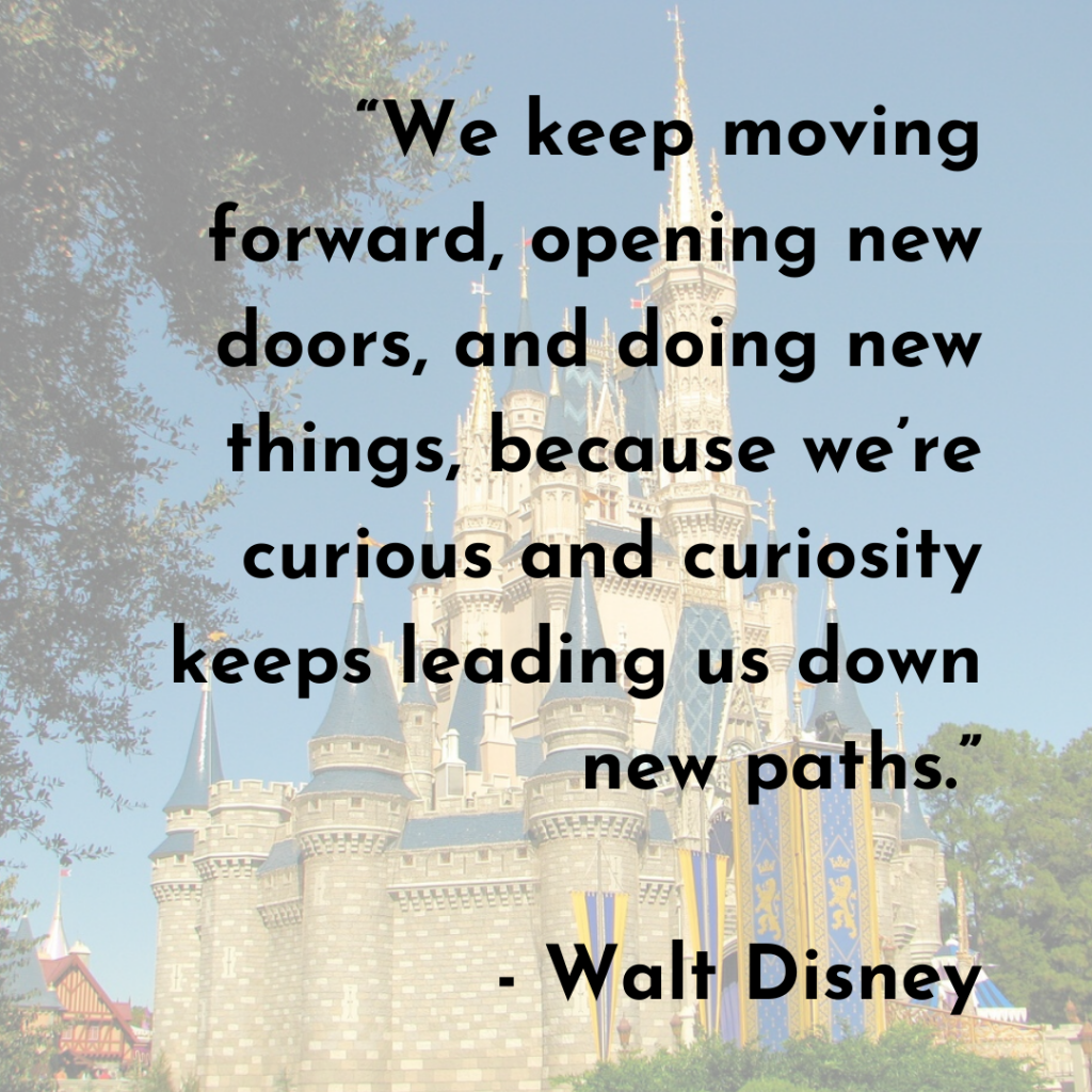 keep moving forward walt disney quote