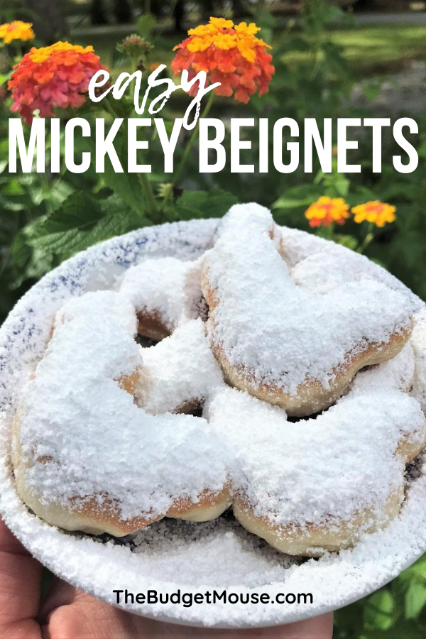 easy mickey beignet recipe pin image