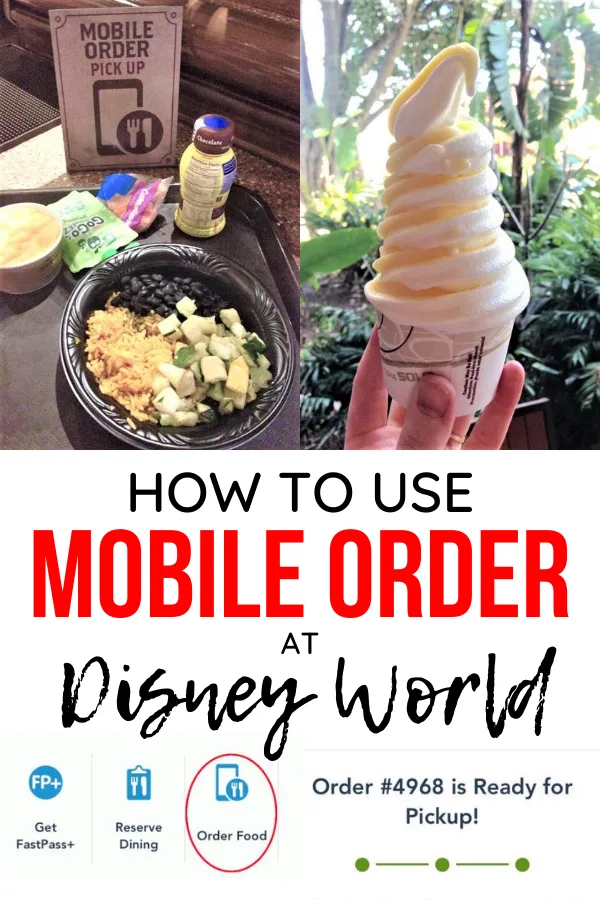 how to use mobile order at disney world pin image