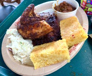 flame tree bbq meal