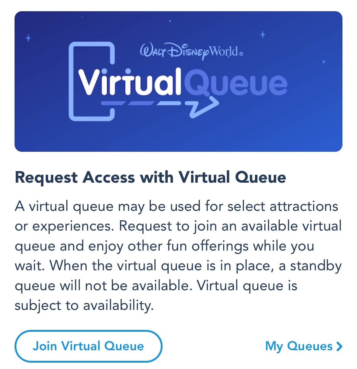 how ot join virtual queue