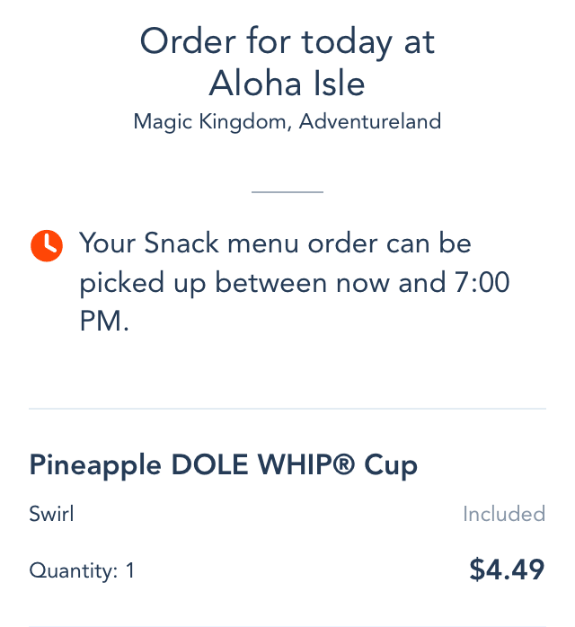 mobile order confirmation