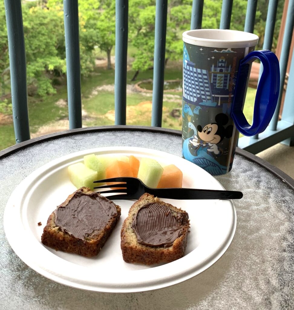 mug and breakfast