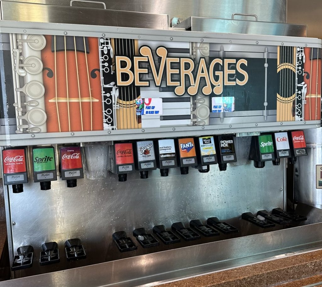 refillable mug station