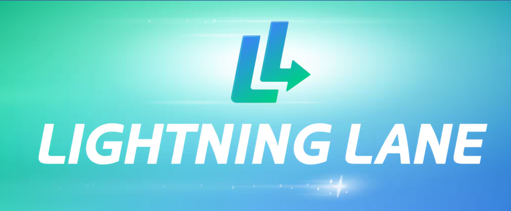 disney world lightning lane logo