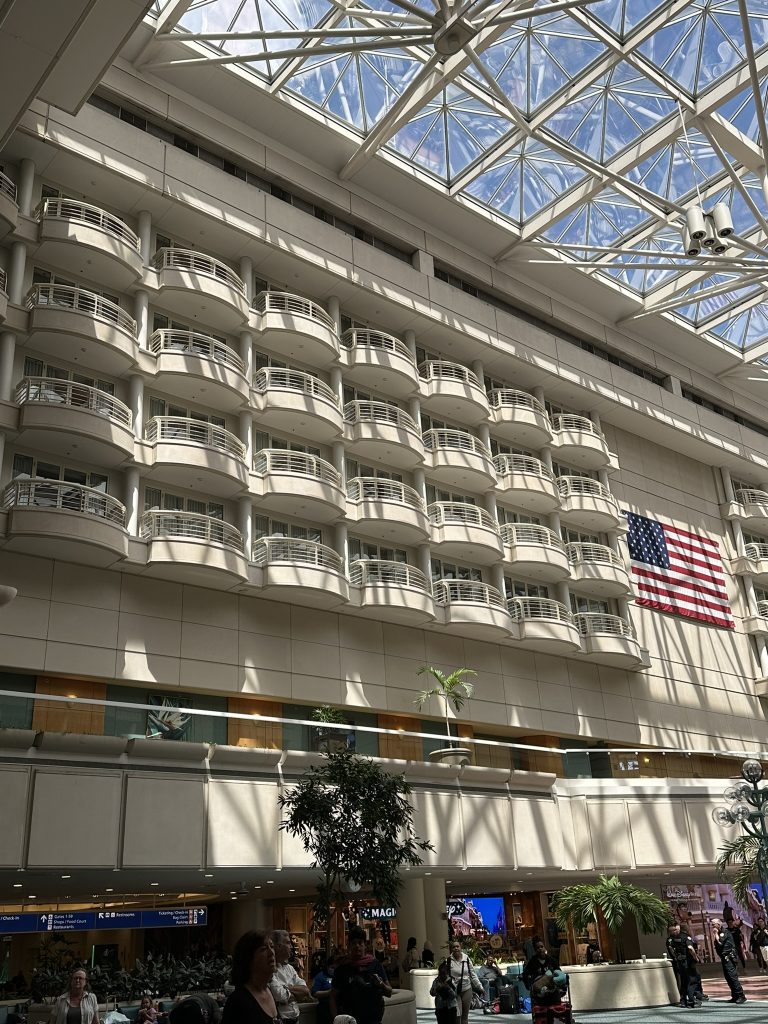 balconies at airport hyatt