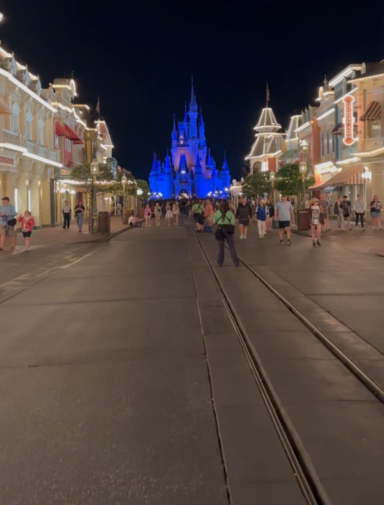 main street at night
