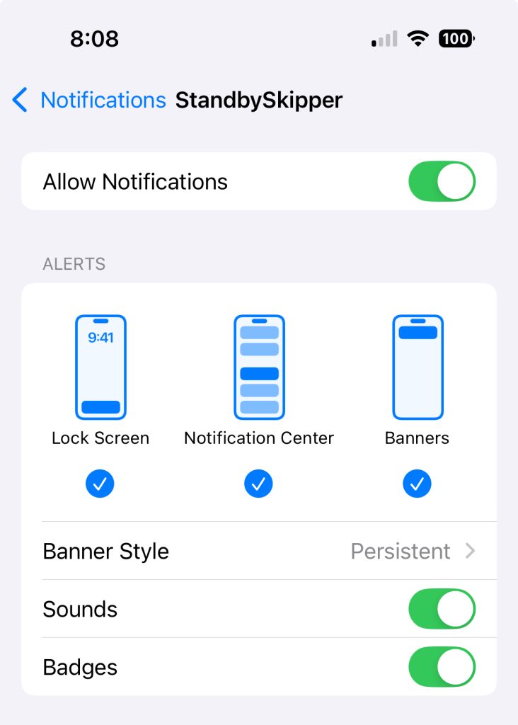turn on notifications
